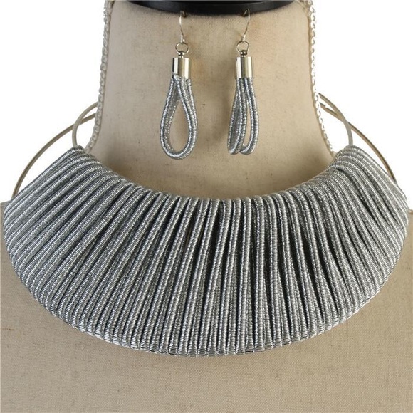 FASHION CORD CHOKER SET - Picture 1 of 2